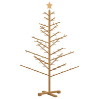 Albero di Natale in legno Marrone 150 cm Legno di pino massello 42018061