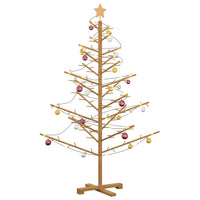 Albero di Natale in legno Marrone 150 cm Legno di pino massello 42018061