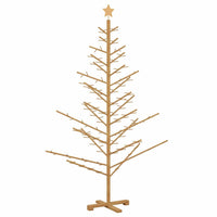 Albero di Natale in legno Marrone 180 cm Legno di pino massello 42018062