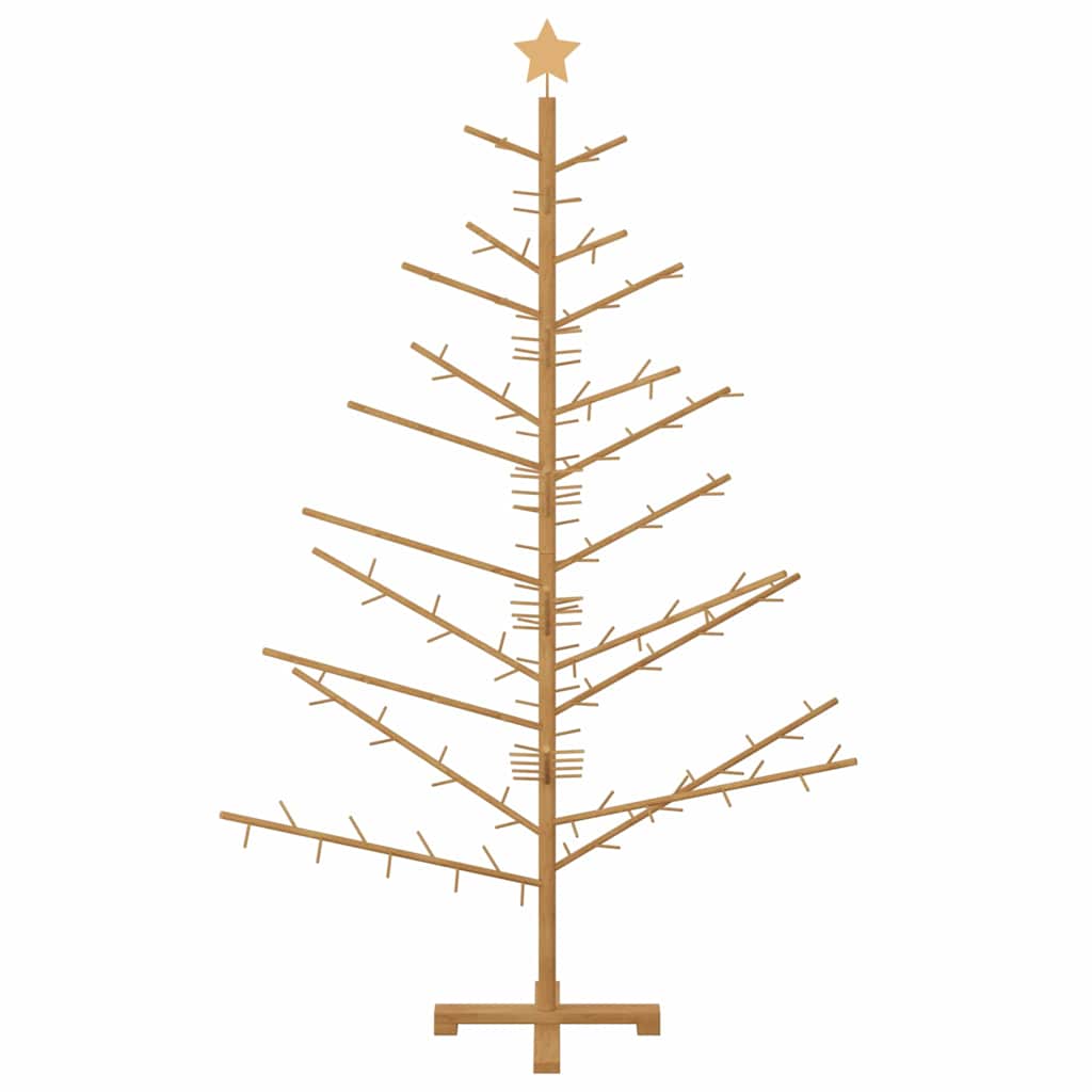Albero di Natale in legno Marrone 180 cm Legno di pino massello 42018062