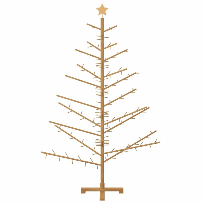 Albero di Natale in legno Marrone 180 cm Legno di pino massello 42018062