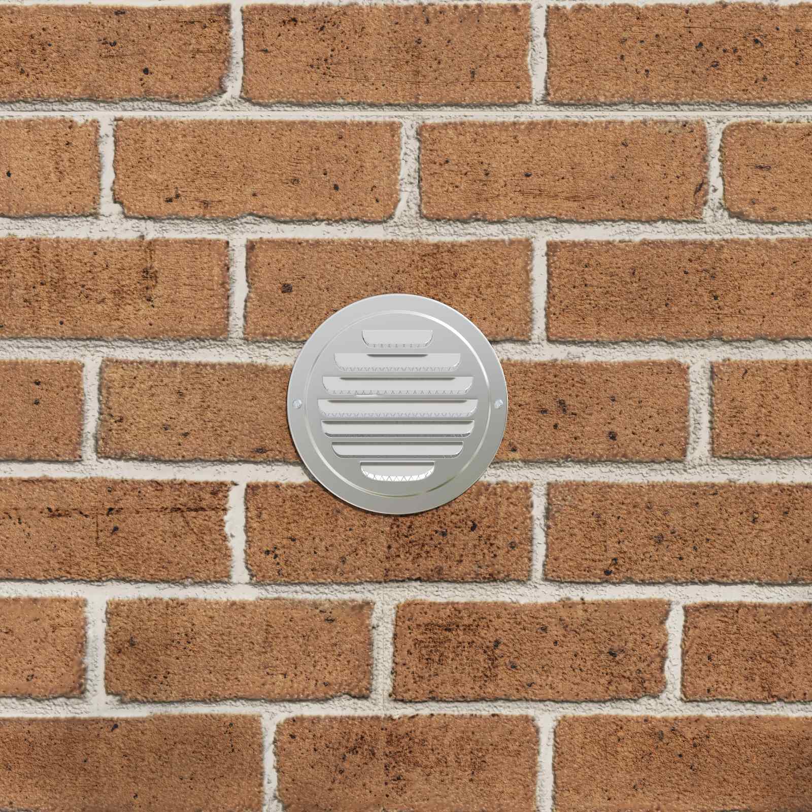 Coperture per ventilazione d'aria 4 pcs Argento 80 mm 42019371
