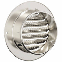 Coperture per ventilazione d'aria 4 pcs Argento 80 mm 42019371