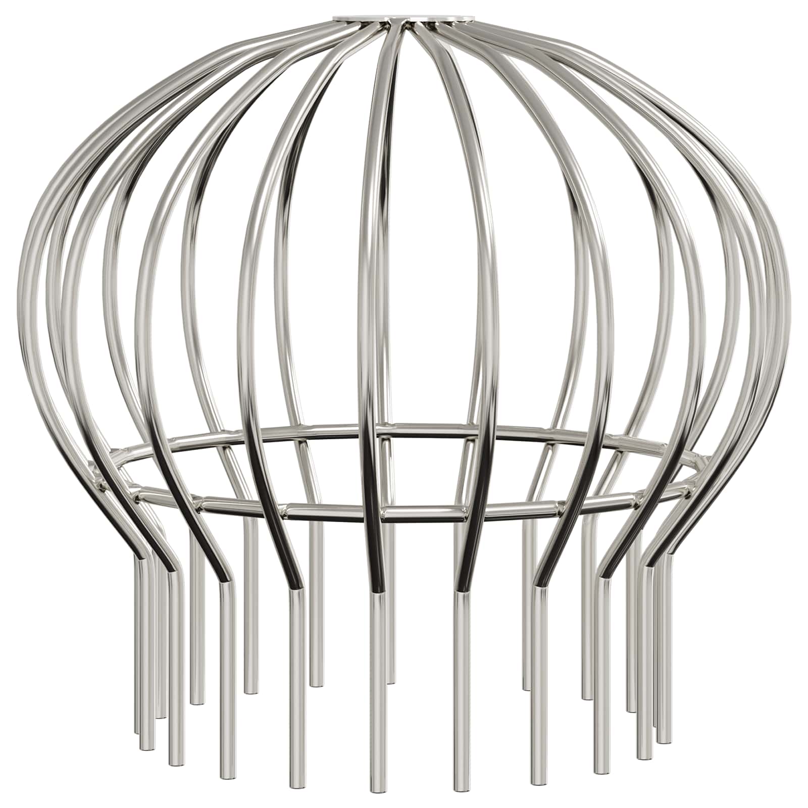 Protezione Foglie per Grondaia 8 pcs Argento 200 mm 42019393