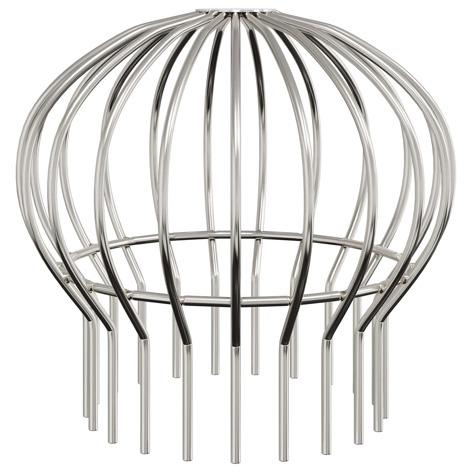 Protezione Foglie per Grondaia 8 pcs Argento 200 mm 42019393