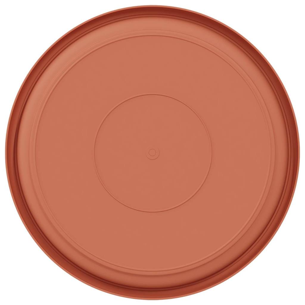 Vassoio Rotondo per Fiori 6 pcs Rosso Mattone Ø 14 x 2 cm 42020305
