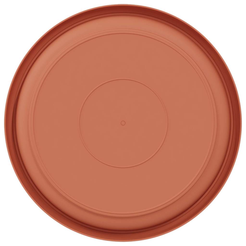 Vassoio Rotondo per Fiori 24 pcs Rosso Mattone Ø 14 x 2 cm 42020317