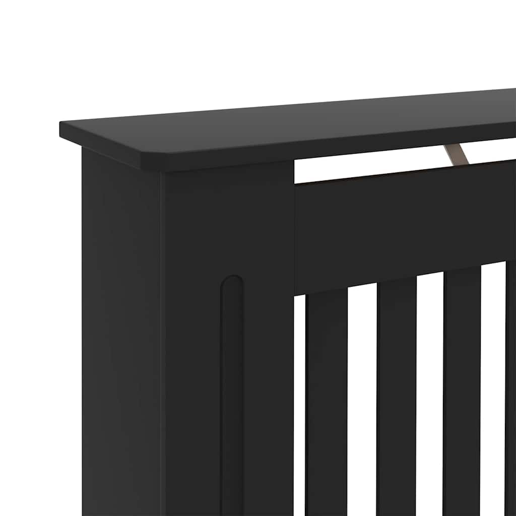 Copertura per radiatori 2 pcs Nero 112x19x81.5cm 3403229