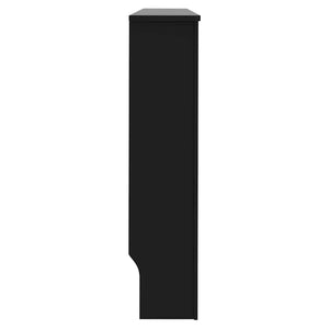 Copertura per radiatori 2 pcs Nero 152x19x81.5cm 3403232