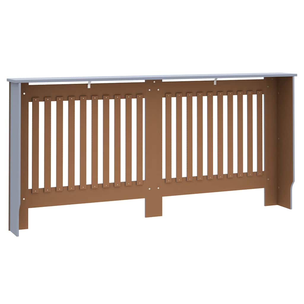 Copertura per radiatori 2 pcs Grigio 172x19x81.5cm 3403234