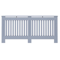 Copertura per radiatori 2 pcs Grigio 172x19x81.5cm 3403234