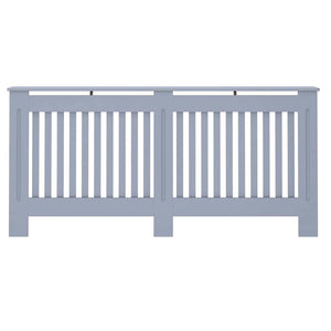 Copertura per radiatori 2 pcs Grigio 172x19x81.5cm 3403234