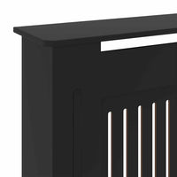 Copertura per radiatori 2 pcs Nero 205x20.5x81.5cm 3403238