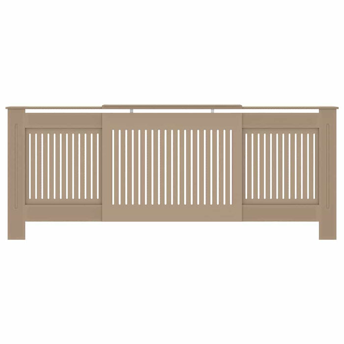 Copertura per radiatori 2 pcs Marrone 205x20.5x81.5cm 3403240