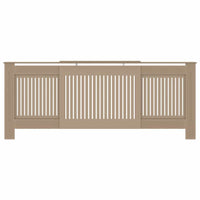 vidaXL Copertura per radiatori 2 pcs Marrone