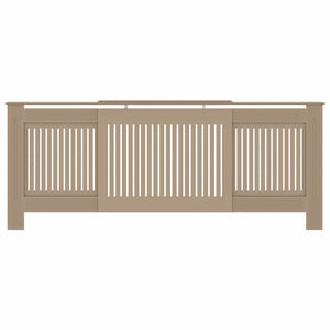 vidaXL Copertura per radiatori 2 pcs Marrone