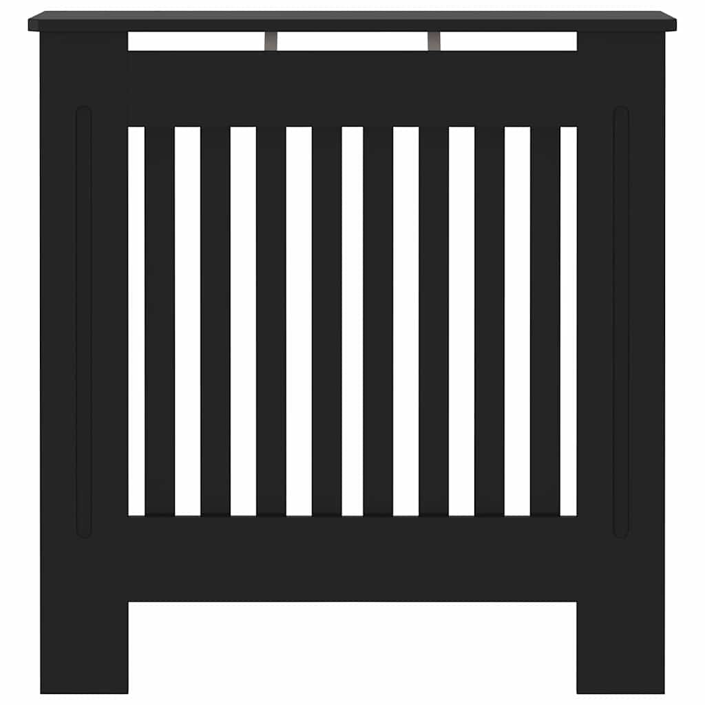 Copertura per radiatori 2 pcs Nero 78x19x81.5cm 3403242