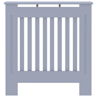 Copertura per radiatori 2 pcs Grigio 78x19x81.5cm 3403243