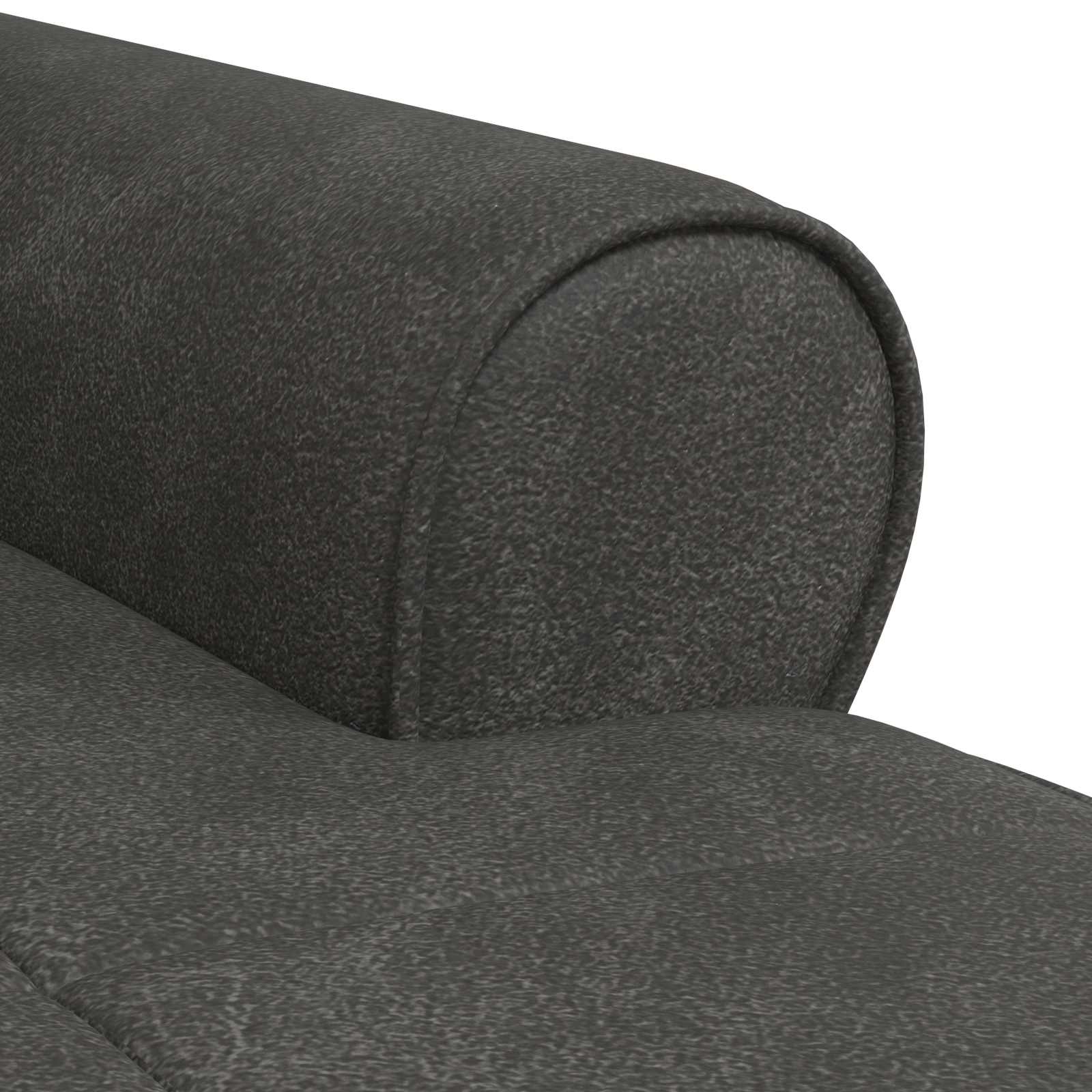 Chaise Lounge con cuscino Nero 91 x 157 x 91 cm PU Antico 42022917