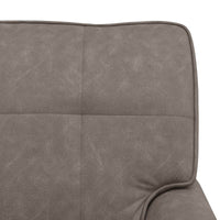 Chaise Lounge con cuscino Grigio 91 x 157 x 91 cm PU Antico 42022919