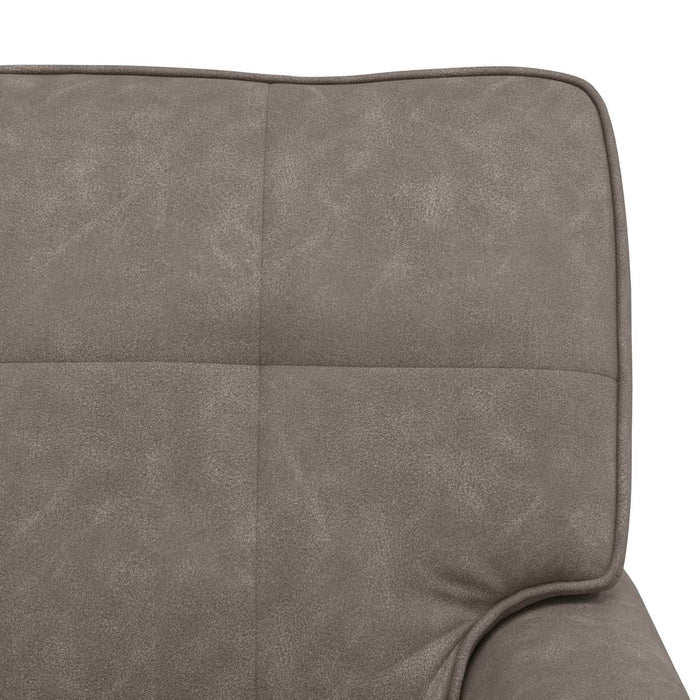 Chaise Lounge con cuscino Grigio 91 x 157 x 91 cm PU Antico 42022919