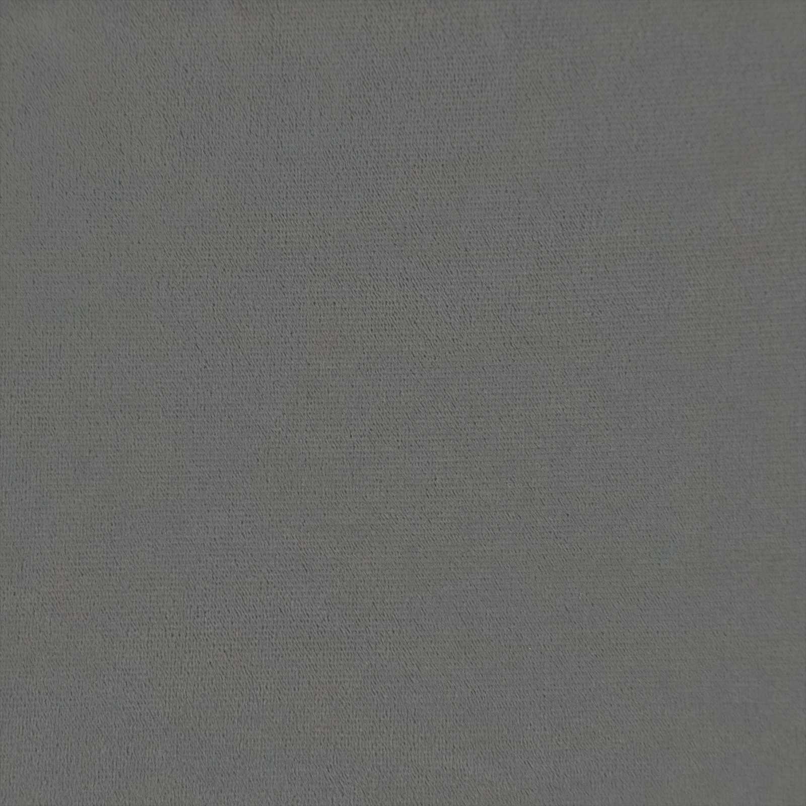 Chaise Lounge con cuscino Grigio scuro 91 x 157 x 91 cm Velluto 42022923