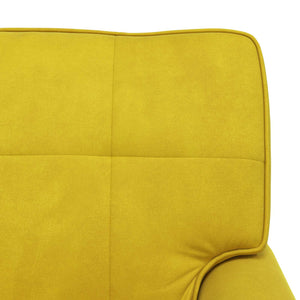 Chaise Lounge con cuscino Giallo 91 x 157 x 91 cm Velluto 42022928