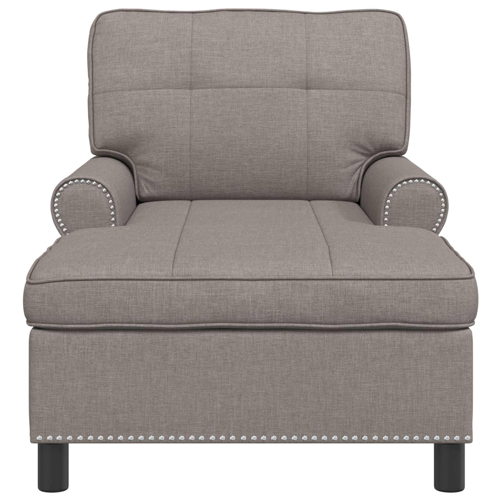 Chaise Lounge con cuscino Talpa 91 x 157 x 91 cm Tessuto 42022935