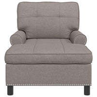 Chaise Lounge con cuscino Talpa 91 x 157 x 91 cm Tessuto 42022935