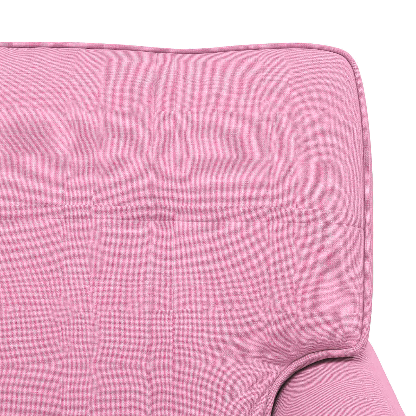 Chaise Lounge con cuscino Rosa 91 x 157 x 91 cm Tessuto 42022938