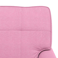 Chaise Lounge con cuscino Rosa 91 x 157 x 91 cm Tessuto 42022938