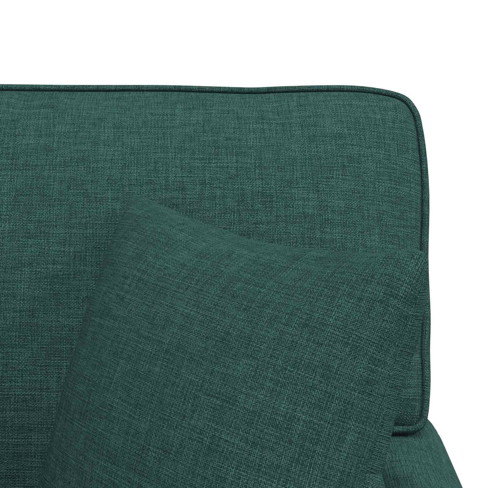 Chaise Longe con Gonna Verde Scuro 91 x 157 x 91 cm Tessuto 42022943