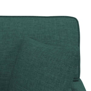 Chaise Longe con Gonna Verde Scuro 91 x 157 x 91 cm Tessuto 42022943