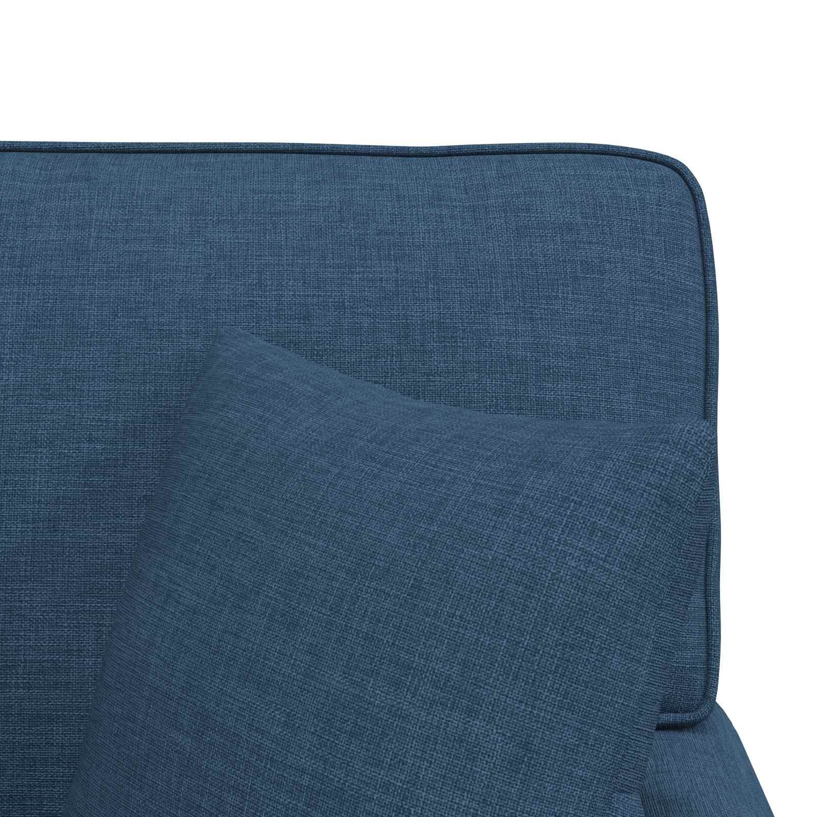 Chaise Longe con Gonna con cuscino Blu 91 x 157 x 91 cm Tessuto 42022946