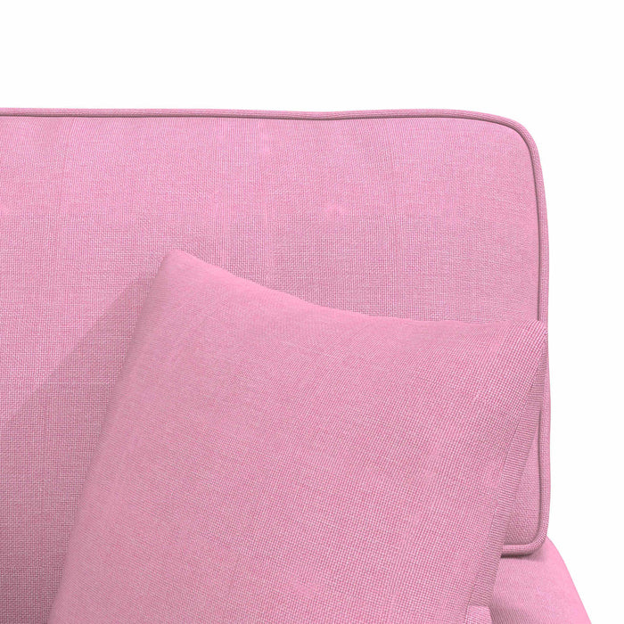 Chaise Longe con Gonna Rosa 91 x 157 x 91 cm Tessuto 42022947