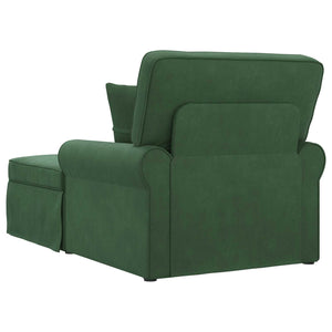 Chaise Longe con Gonna Verde Giungla 91 x 157 x 91 cm 42022952