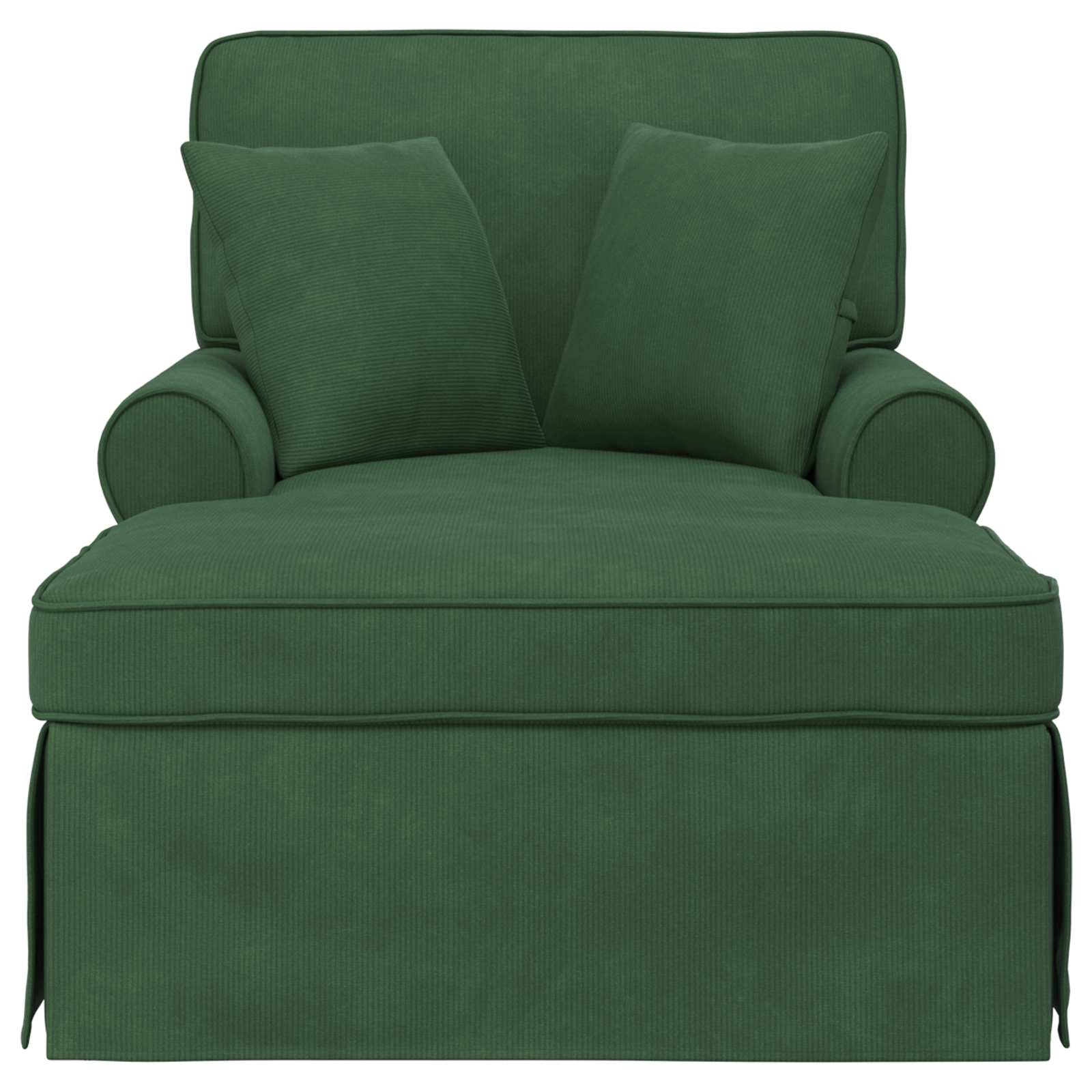 Chaise Longe con Gonna Verde Giungla 91 x 157 x 91 cm 42022952