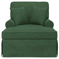 Chaise Longe con Gonna Verde Giungla 91 x 157 x 91 cm 42022952