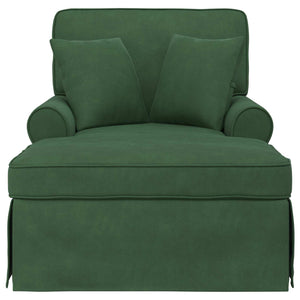 Chaise Longe con Gonna Verde Giungla 91 x 157 x 91 cm 42022952