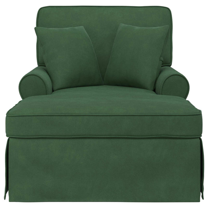 Chaise Longe con Gonna Verde Giungla 91 x 157 x 91 cm 42022952
