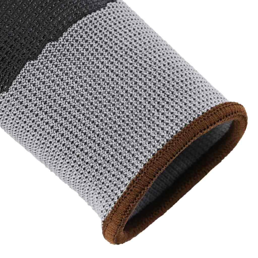 Guanti da Lavoro 12 pcs Grigio e Nero 8 / m Poliestere 42020702