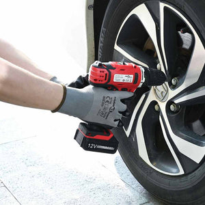 Guanti da Lavoro 12 pcs Grigio e Nero 10 / xl Poliestere 42020706