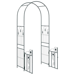 Arco da Giardino Tinta unita Nero 102 x 50 x 218 cm 42021344