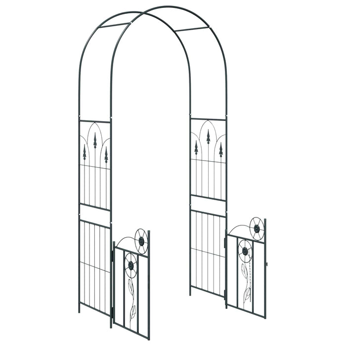 Arco da Giardino Tinta unita Nero 102 x 50 x 218 cm 42021344