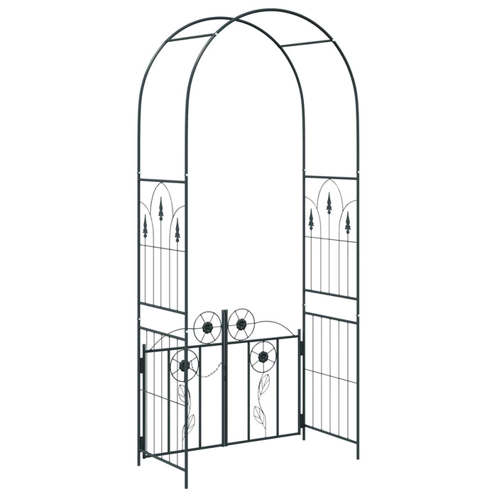 Arco da Giardino Tinta unita Nero 102 x 50 x 218 cm 42021344