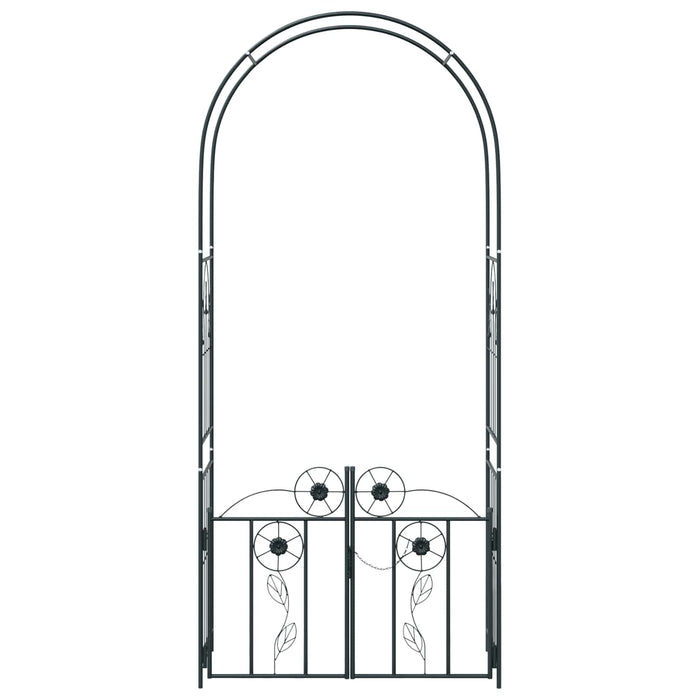 Arco da Giardino Tinta unita Nero 102 x 50 x 218 cm 42021344