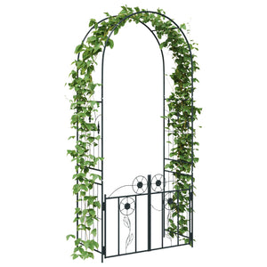 Arco da Giardino Tinta unita Nero 102 x 50 x 218 cm 42021344