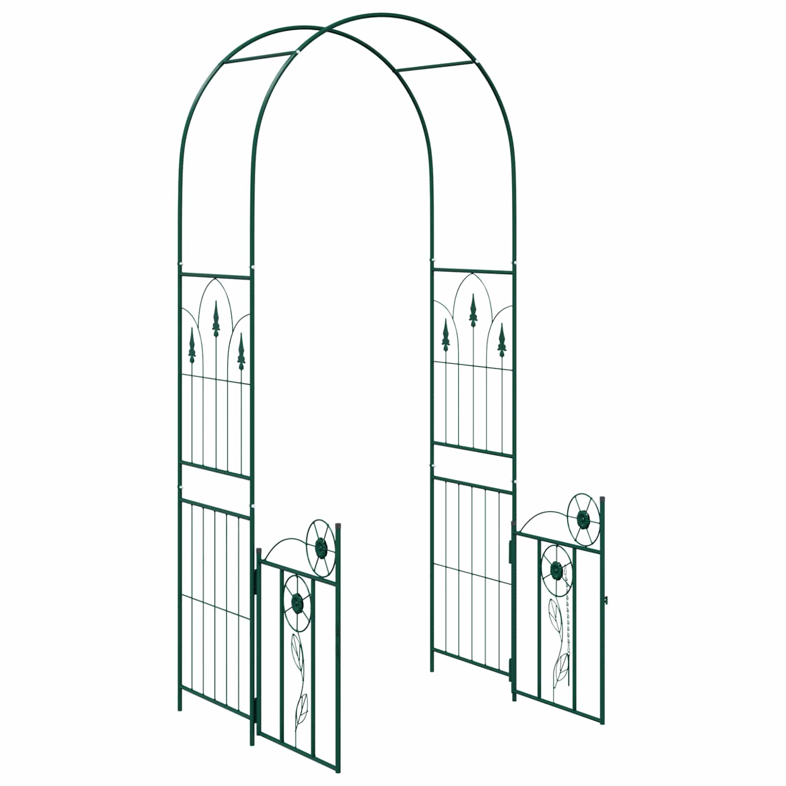 Arco da Giardino Tinta unita Verde 102 x 50 x 218 cm 42021345