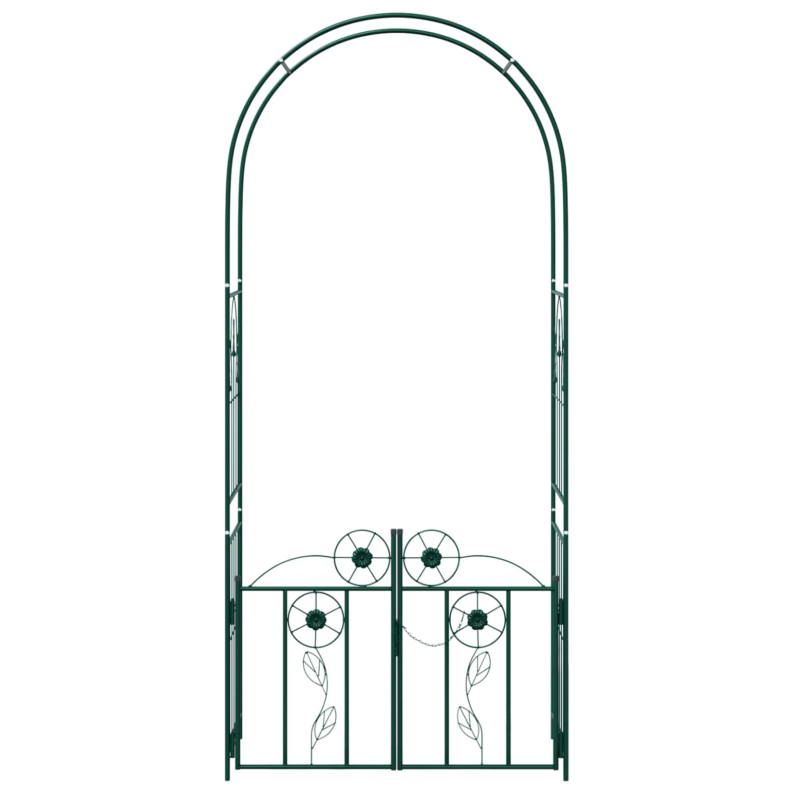 Arco da Giardino Tinta unita Verde 102 x 50 x 218 cm 42021345