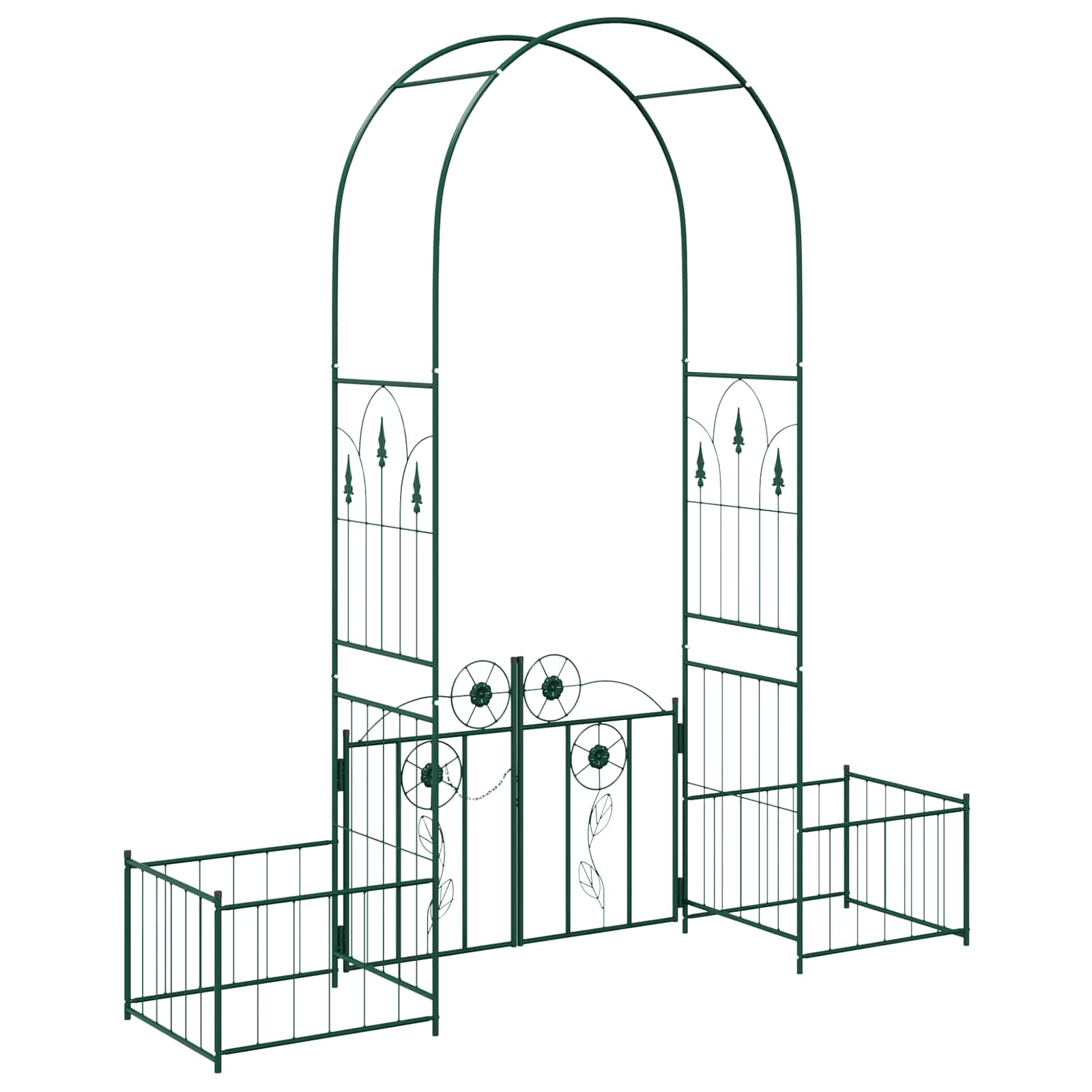 Arco da Giardino Tinta unita Verde 203 x 50 x 218 cm 42021347